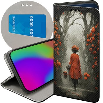 Etui Z Klapką Do Motorola Edge 50 Fusion Wzory Jesień Liście Autumn Case - Hello Case