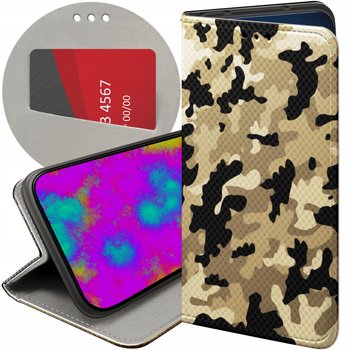 Etui Z Klapką Do Motorola Edge 50 Fusion Wzory Moro Wojskowe Militarne Case - Hello Case