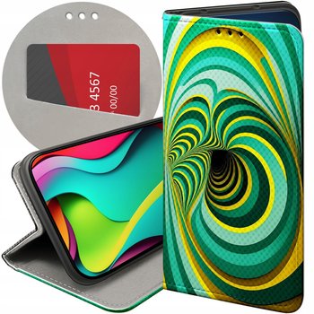 Etui Z Klapką Do Motorola Edge 50 Neo / Thinkphone 25 Wzory Iluzja Optyczna - Hello Case