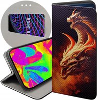 Etui Z Klapką Do Motorola Edge 50 Ultra Wzory Smoki Dragon Taniec Smoków Hello Case