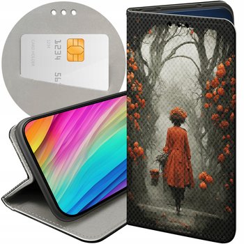 ETUI Z KLAPKĄ DO MOTOROLA MOTO EDGE 40 NEO WZORY JESIEŃ LIŚCIE AUTUMN CASE - Hello Case
