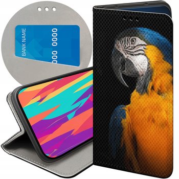 Etui Z Klapką Do Motorola Moto G05 / G15 / E15 Wzory Papuga Papużka Tukan - Hello Case