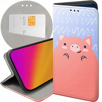 ETUI Z KLAPKĄ DO MOTOROLA MOTO G100 WZORY ŚWINKA PEPPA BAJKA FUTERAŁ CASE - Hello Case