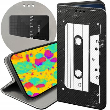 ETUI Z KLAPKĄ DO NOKIA G10 / G20 WZORY RETRO OLD SCHOOL MUZYKA GRY FUTERAŁ - Inny producent