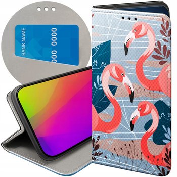 ETUI Z KLAPKĄ DO NOKIA G60 WZORY FLAMING FLAMINGI PTAKI FUTERAŁ POKROWIEC - Hello Case