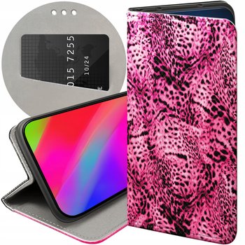 Etui Z Klapką Do Oppo A15 / A15S Wzory Futerko Futro Panterka Futerał Case - Hello Case