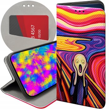 ETUI Z KLAPKĄ DO OPPO A38 4G WZORY KRZYK MUNCH EDVARD SCREAM FUTERAŁ CASE - Hello Case