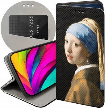 ETUI Z KLAPKĄ DO OPPO A57 2022 WZORY VERMEER JOHANNES MALARZ FUTERAŁ CASE - Hello Case