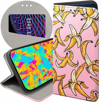 ETUI Z KLAPKĄ DO OPPO A78 5G / A58 5G WZORY BANAN OWOC ŻÓŁTY FUTERAŁ CASE - Hello Case