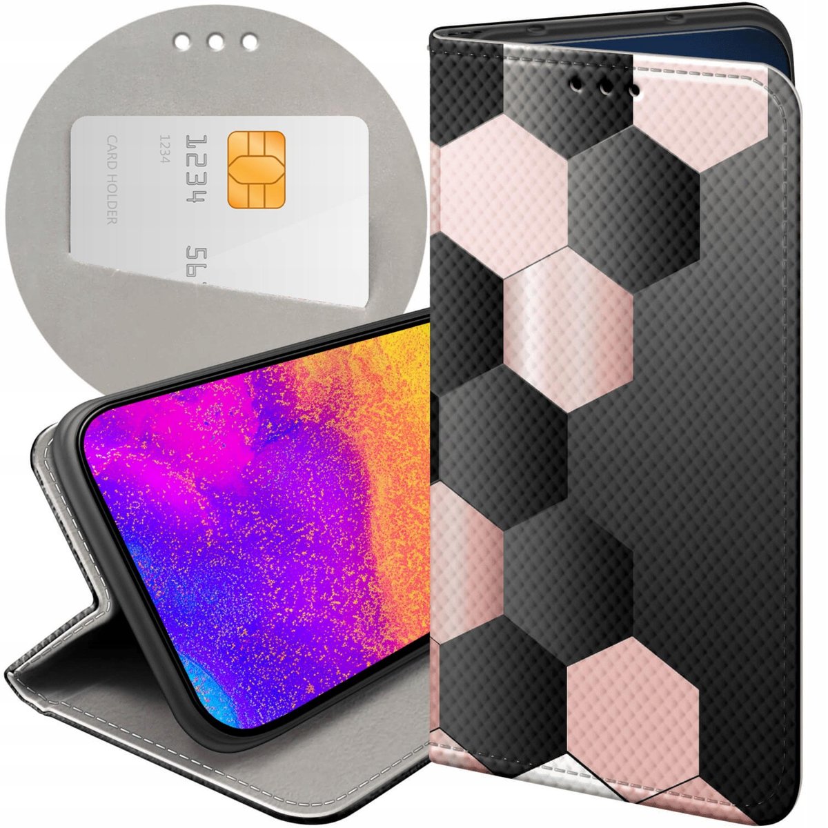 Etui Z KlapkĄ Do Oppo A78 5g A58 5g Wzory Geometryczne Symetria FuteraŁ Oppo Sklep Empikcom 9400