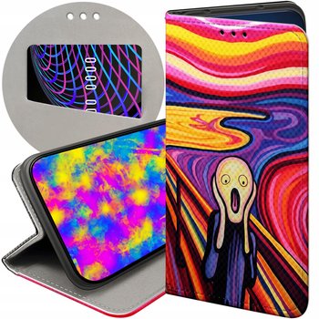 ETUI Z KLAPKĄ DO OPPO A79 5G WZORY KRZYK MUNCH EDVARD SCREAM FUTERAŁ CASE - Hello Case