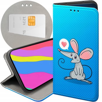 ETUI Z KLAPKĄ DO OPPO A79 5G WZORY MYSZKA MOUSE MINI FUTERAŁ POKROWIEC CASE - Hello Case