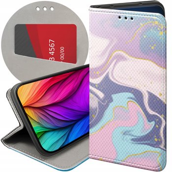 ETUI Z KLAPKĄ DO OPPO A79 5G WZORY PASTELE ILUSTRACJA KOLORY FUTERAŁ CASE - Hello Case
