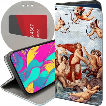 ETUI Z KLAPKĄ DO OPPO A79 5G WZORY RAFFAELLO RAPHAEL OBRAZY RENESANS CASE - Hello Case