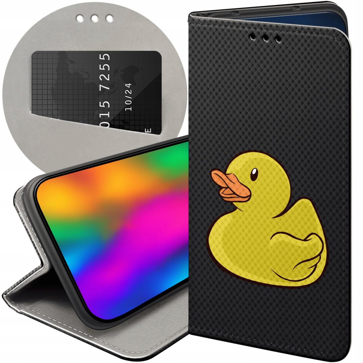 Coque Oppo A96 - Oppo A76 - Realme 9i - Oppo A36 en Cuir Fentes Cartes Fonction Support à Rabat