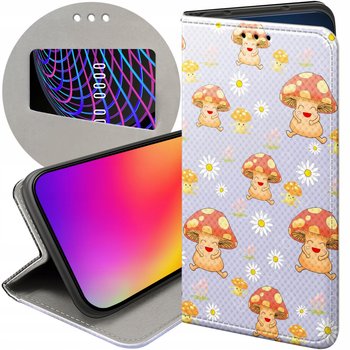 ETUI Z KLAPKĄ DO REDMI NOTE 10 / 10 PRO MAX WZORY GRZYBY GRZYBKI FUTERAŁ - Hello Case
