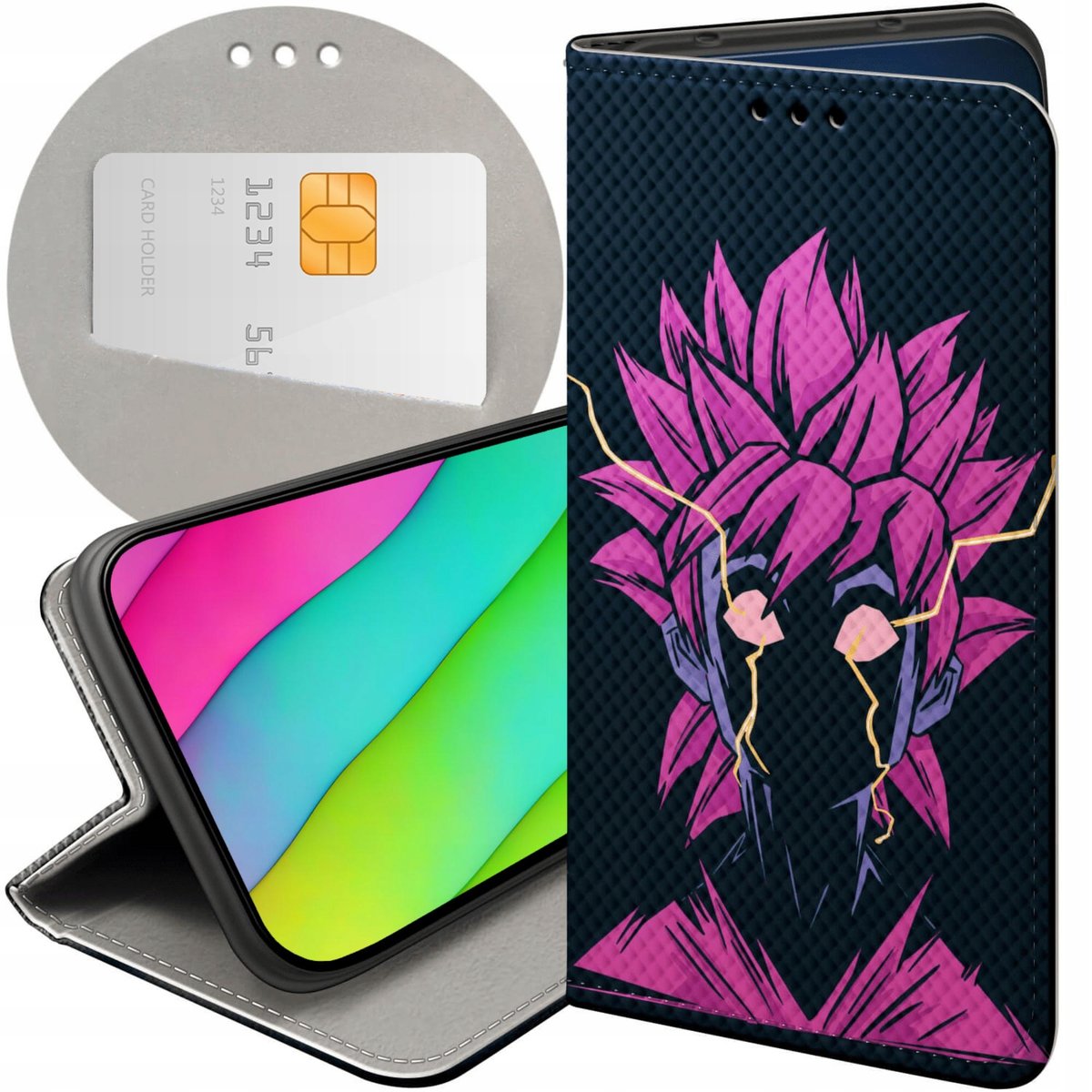 2 Custodia Per Xiaomi Redmi Note 12 5G Con Design Anime Manga - Cover TPU Morbida Con Protezione Lenti, Antiurto, Sottile, Regalo Per Ragazzi E Ragazze - 2