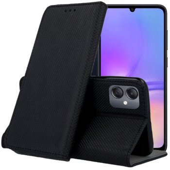 Etui Z Klapką Do Samsung Galaxy A05 Czarne Zamykane Magnetyczne Kabura Flip - Hello Case