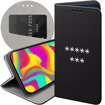 Etui z klapką do samsung galaxy a10 wzory z napisami napisy teksty futerał - Hello Case