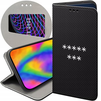 ETUI Z KLAPKĄ DO SAMSUNG GALAXY A22 5G WZORY Z NAPISAMI NAPISY TEKSTY CASE - Hello Case