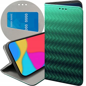 ETUI Z KLAPKĄ DO SAMSUNG GALAXY A23 5G WZORY ZIELONE GRASSY GREEN FUTERAŁ - Hello Case