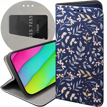 ETUI Z KLAPKĄ DO SAMSUNG GALAXY A33 5G WZORY FLORAL BOTANIKA BUKIETY CASE - Hello Case