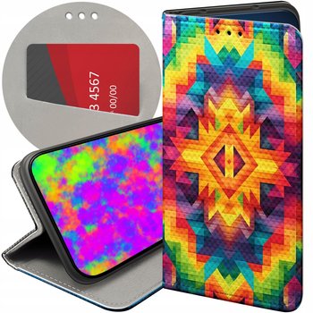 ETUI Z KLAPKĄ DO SAMSUNG GALAXY A52 5G WZORY AZTECKIE AZTEC AZTECY FUTERAŁ - Hello Case