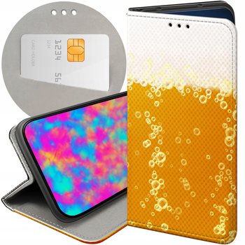 ETUI Z KLAPKĄ DO SAMSUNG GALAXY A54 5G WZORY piwko PIWKO browarek FUTERAŁ CASE - Hello Case