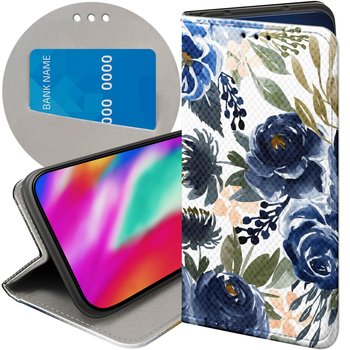 ETUI Z KLAPKĄ DO SAMSUNG GALAXY J3 2016 WZORY KWIATY KWIECISTE FLOWER CASE - Hello Case