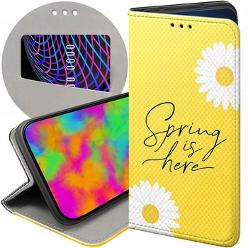 ETUI Z KLAPKĄ DO SAMSUNG GALAXY J7 2016 WZORY WIOSNA WIOSENNE SPRING CASE - Inny producent