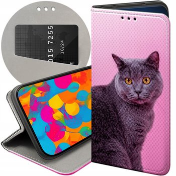 Etui Z Klapką Do Samsung Galaxy M13 Wzory Koty Kotki Kociaki Futerał Case - Hello Case