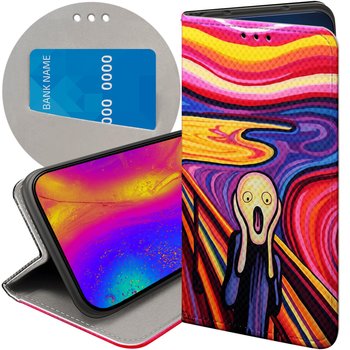 ETUI Z KLAPKĄ DO SAMSUNG GALAXY M23 5G WZORY KRZYK MUNCH EDVARD SCREAM CASE - Hello Case