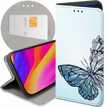 ETUI Z KLAPKĄ DO SAMSUNG GALAXY S10E WZORY MOTYLE BUTTERFLY BARWNE FUTERAŁ - Hello Case