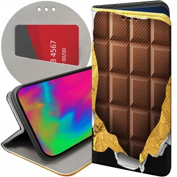 Etui Z Klapką Do Samsung Galaxy S22 Ultra Wzory Czekolada Choco Słodycze - Hello Case