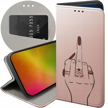 Etui Z Klapką Do Samsung Galaxy S22 Ultra Wzory Fuck You Fuck Off Futerał - Hello Case