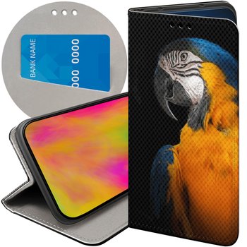 ETUI Z KLAPKĄ DO SAMSUNG GALAXY S24 ULTRA WZORY PAPUGA PAPUŻKA TUKAN CASE - Hello Case