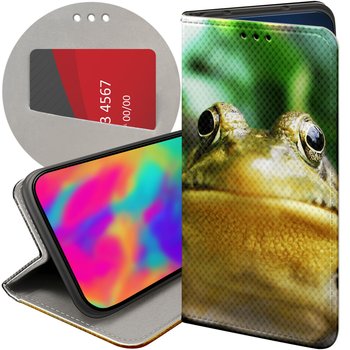 Etui Z Klapką Do Samsung Galaxy S25 Plus Wzory Żabka Żaba Frog Futerał Case - Hello Case