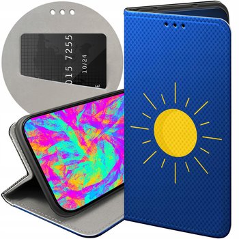 ETUI Z KLAPKĄ DO SAMSUNG GALAXY S5 / S5 NEO WZORY SŁOŃCE PLANETY SUN CASE - Hello Case