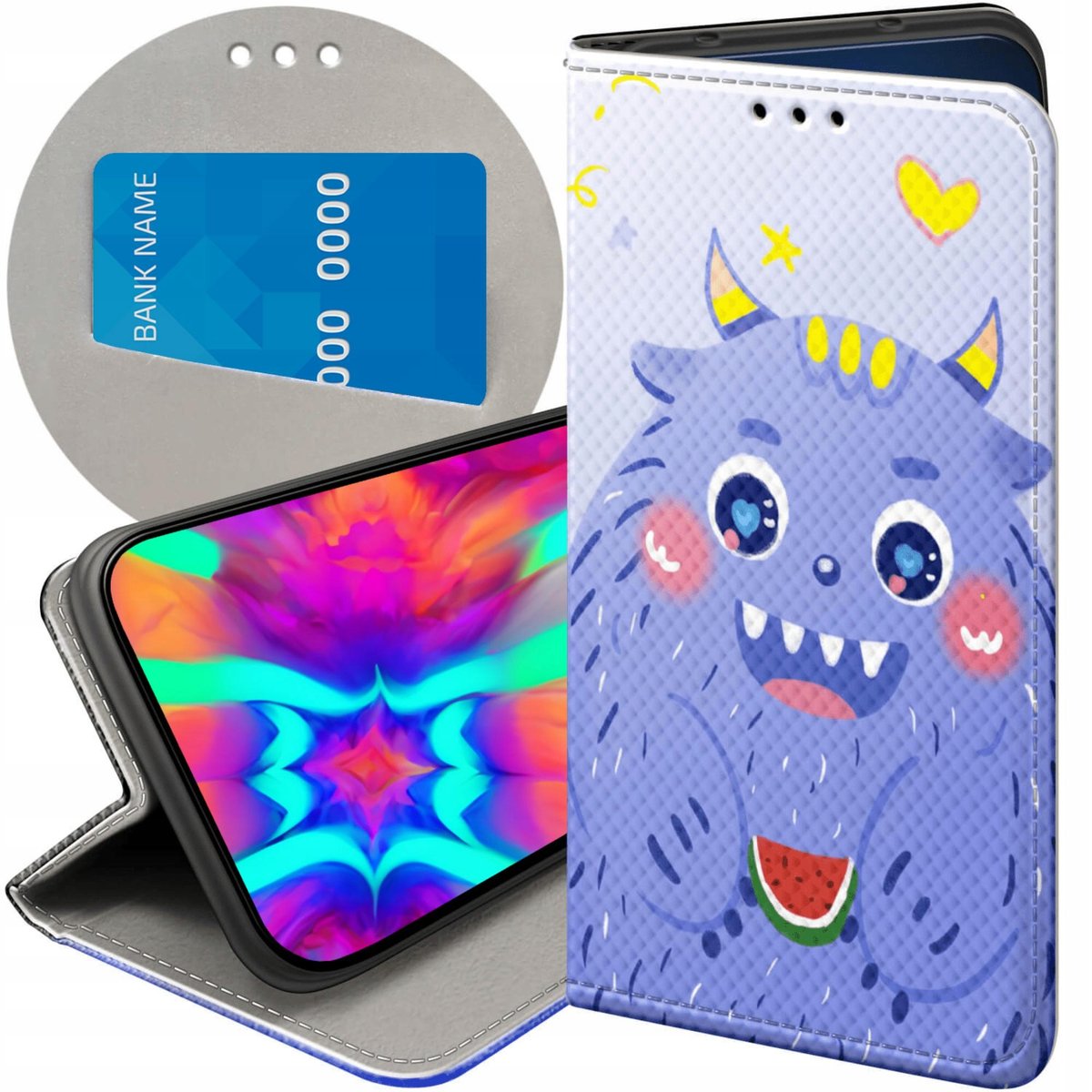 ETUI Z KLAPKĄ DO SONY XPERIA 1 III WZORY POTWORY POTWÓR MONSTER FUTERAŁ Sony Sklep EMPIK COM