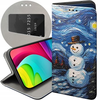 ETUI Z KLAPKĄ DO TECNO SPARK 10 PRO WZORY BAŁWAN ZIMA ŚNIEG FUTERAŁ CASE - Hello Case