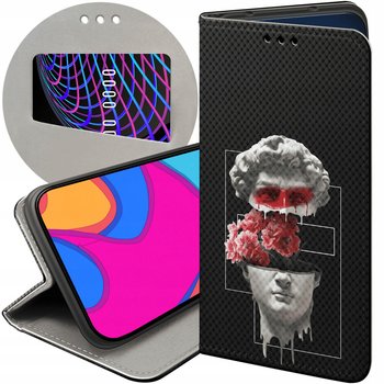 ETUI Z KLAPKĄ DO TECNO SPARK 10 PRO WZORY KLASYKA CLASSIC RZEŹBA FUTERAŁ - Hello Case