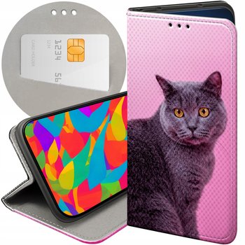 ETUI Z KLAPKĄ DO TECNO SPARK 10 PRO WZORY KOTY KOTKI KOCIAKI FUTERAŁ CASE - Hello Case