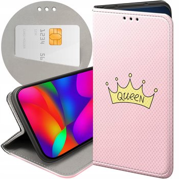 ETUI Z KLAPKĄ DO TECNO SPARK 10 PRO WZORY KSIĘŻNICZKA QUEEN PRINCESS CASE - Hello Case