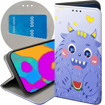 ETUI Z KLAPKĄ DO TECNO SPARK 10 PRO WZORY POTWORY POTWÓR MONSTER FUTERAŁ - Hello Case