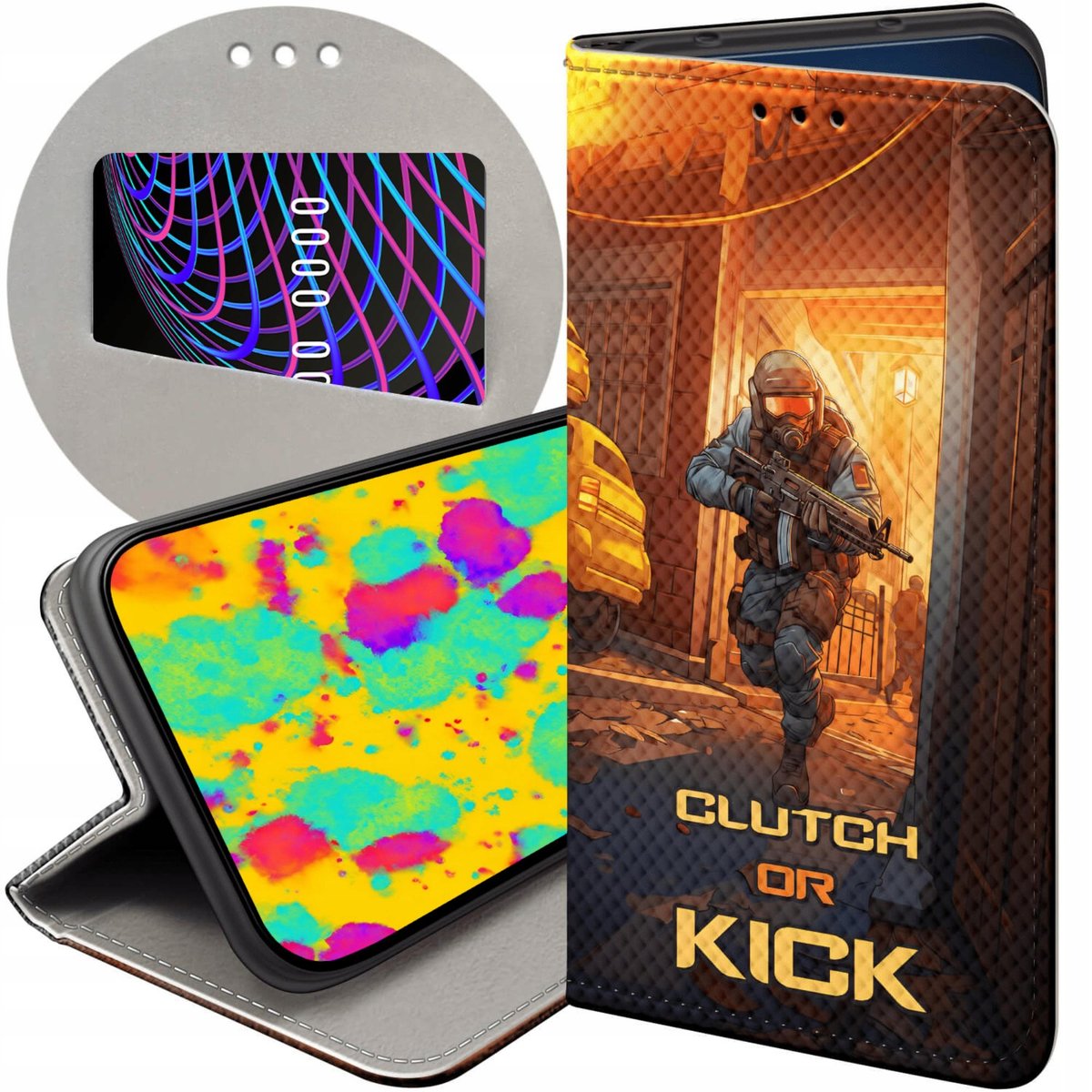 Etui Z Klapką Do Tecno Spark Go 1S Wzory Cs Go Counter-Strike Futerał ...