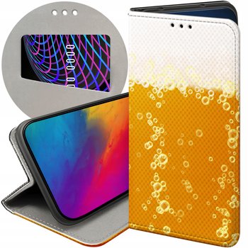 Etui z klapką do xiaomi 14 pro wzory piwko piwko browarek futerał pokrowiec - Hello Case