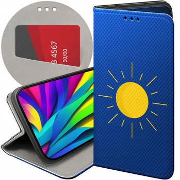 ETUI Z KLAPKĄ DO XIAOMI 14 WZORY SŁOŃCE PLANETY SUN FUTERAŁ POKROWIEC CASE - Hello Case