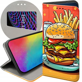 Etui Z Klapką Do Xiaomi 15 Wzory Hamburger Burgery Fast-Food Jedzenie Case - Hello Case