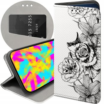 ETUI Z KLAPKĄ DO XIAOMI REDMI 10 WZORY BEŻOWE KREMOWE ECRU FUTERAŁ CASE - Hello Case