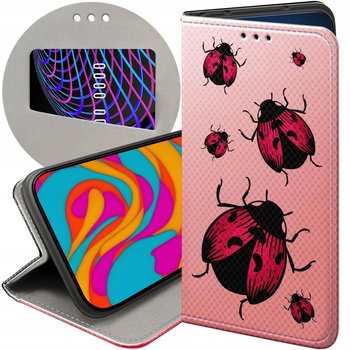 ETUI Z KLAPKĄ DO XIAOMI REDMI 10 WZORY BIEDRONKA Z BIEDRONKĄ LADYBUG CASE - Hello Case